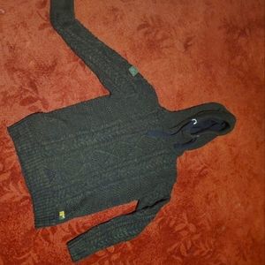 Cable knit Superdry hoodie fisherman sniper sweater lined hood XXL (fits like L)